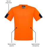 Syzmik Mens Hi Vis Squad T-Shirt (ZW505)