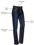 Syzmik Womens Stretch Denim Work Jeans (ZP707)