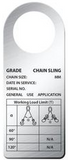 Stainless Steel Chain Sling Tag