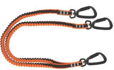 LINQ Twin Tail Tool Lanyard With 3 X Double Action Karabiners (TL2TTKDKD) Tool Webbing Tether LINQ - Ace Workwear