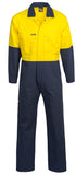 Workcraft Hi Vis Two Tone Cotton Drill Coveralls (WC3051)