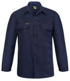 Workcraft Lightweight Long Sleeve Vented Cotton Drill Shirt (WS4011)