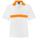 Workcraft Short Sleeve Industry Jacshirt With Contrast Collar And Chestband (WS3007)