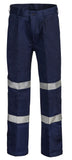 Workcraft Classic Pleat Cotton Drill Trouser With CSR Reflective Tape (WP4006)