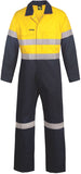 Workcraft Hi Vis Two Tone Cotton Dill Coveralls With CSR Reflective Tape (WC6093)