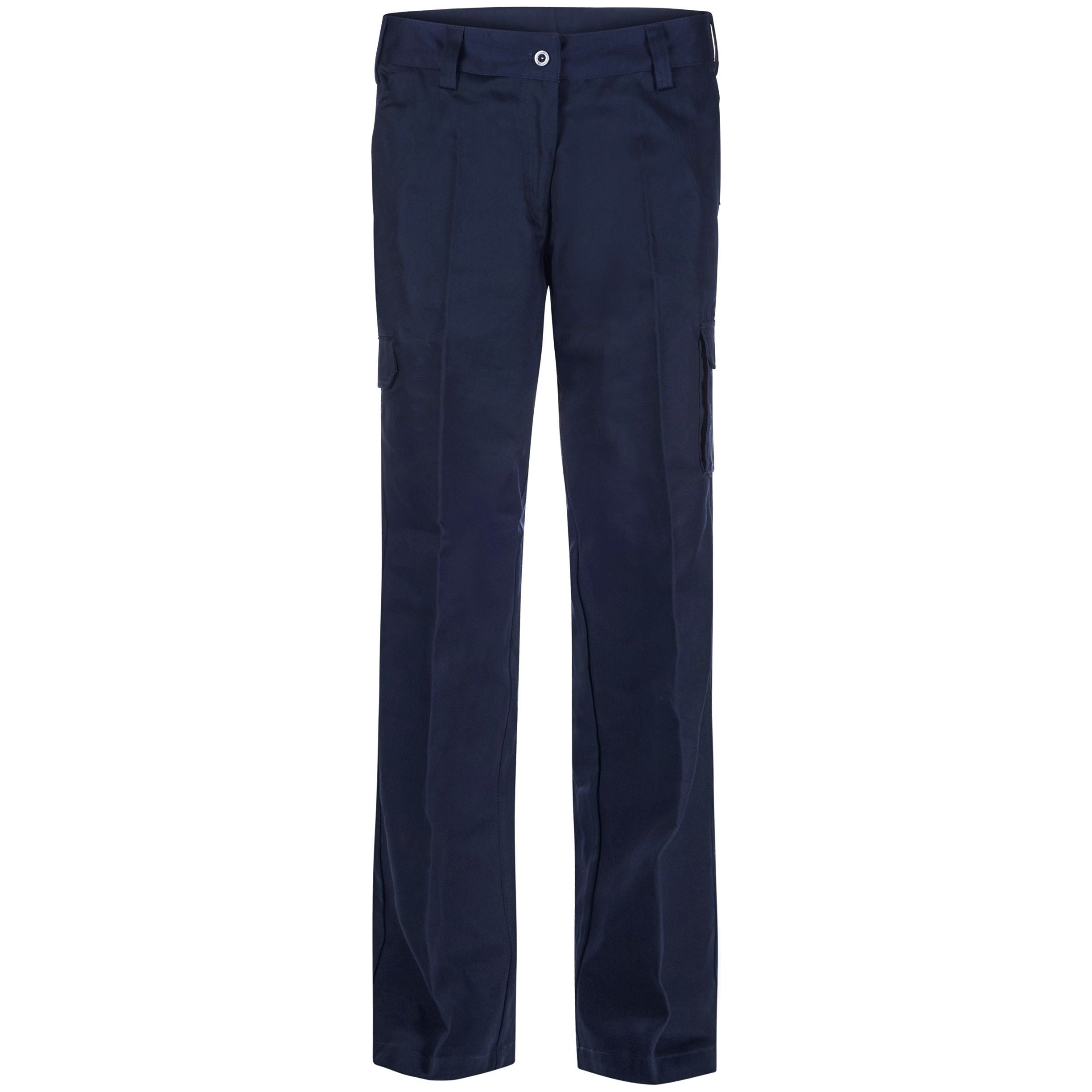 Workcraft Ladies Mid Weight Cargo Cotton Drill Trouser (WPL070) - Ace Workwear