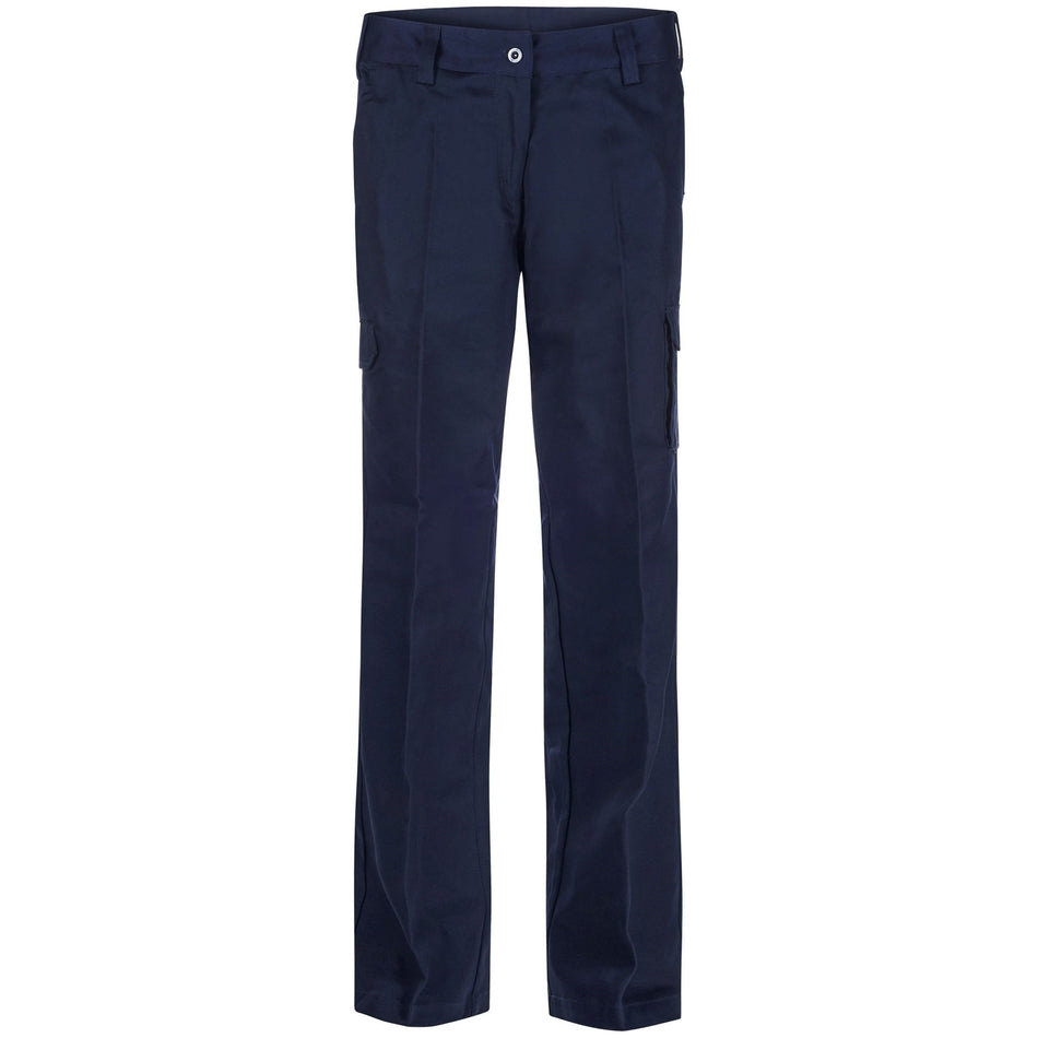 Workcraft Ladies Mid Weight Cargo Cotton Drill Trouser (WPL070) - Ace Workwear