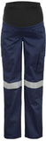 Workcraft Maternity Cargo Reflective Cotton Drill Trouser With Tape (WPL080)