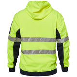 Workcraft Hi Vis Hoodie With Reflective Tape (WT8011)