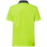 Workcraft Hi Vis Two Tone Lightweight Short Sleeve Micromesh Polo With Pocket (WSP208)