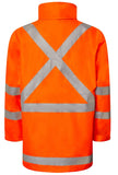 Workcraft NSW Rail Hi Vis Reflective Jacket With X Pattern Tape (WW9017)