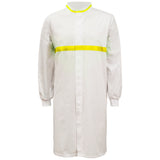 Workcraft Long Sleeve Food Industry Long Length Dustcoat WIth Contrast Trims On Collar And Chest (MTO) (WJ3197)