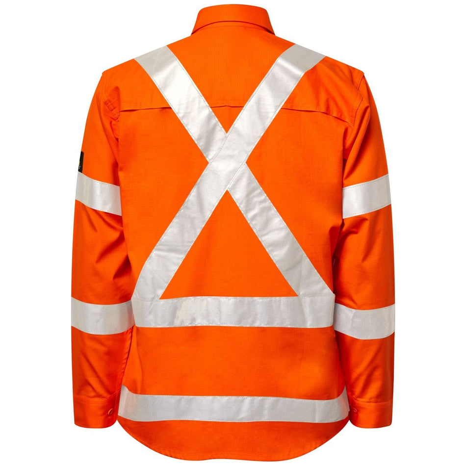 Workcraft Hi Vis NSW Reflective Rail Shirt (WS6035) - Ace Workwear