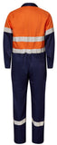 Workcraft Light Weight Hi-Vis Coton DrillCoveralls With Reflective Tape (WC3070)