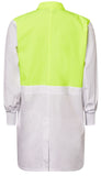 Workcraft Hi Vis Long Sleeve Food Industry Dustcoat With Internal Pockets (WJ1123)