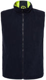 Workcraft Hi Vis Reversible Fleece Vest With Reflective Tape (WW9014)