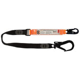 LINQ Elite Single Leg Elasticated Lanyard with Hardware SN & ST (WLE1SNST) signprice, Single Elasticated Lanyard LINQ - Ace Workwear