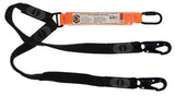 LINQ Elite Double Leg Elasticated Lanyard with Hardware KD & SN X2 (WLE2KDSN) Double Elasticated Lanyard, signprice LINQ - Ace Workwear