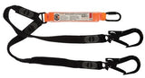 LINQ Elite Double Leg Elasticated Lanyard with Hardware KD & ST X2 (WLE2KDST) Double Elasticated Lanyard, signprice LINQ - Ace Workwear