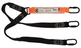 LINQ Elite Double Leg Elasticated Lanyard with Hardware KS & KD (WLE2KSKD) Double Elasticated Lanyard, signprice LINQ - Ace Workwear
