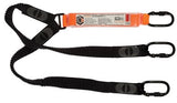 LINQ Elite Double Leg Elasticated Lanyard with Hardware KS X3 (WLE2KSKS) Double Elasticated Lanyard, signprice LINQ - Ace Workwear
