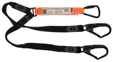 LINQ Elite Double Leg Elasticated Lanyard with Hardware KT & SD X2 (WLE2KTSD) Double Elasticated Lanyard, signprice LINQ - Ace Workwear