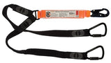 LINQ Elite Double Leg Elasticated Lanyard with Hardware SN & KT X2 (WLE2SNKT) Double Elasticated Lanyard, signprice LINQ - Ace Workwear