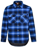 Winning Spirit Unisex Quilted Flannel Shirt Style Jacket - (WT07)