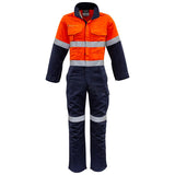 Syzmik Hi Vis Mens Orange Flame HRC 2 Hoop Taped Spliced Overall - Ace Workwear (4043130273836)