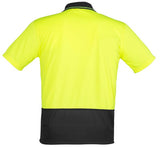 Syzmik Unisex Hi Vis Basic Spliced Polo - Short Sleeve (ZH231)