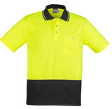 Syzmik Unisex Hi Vis Basic Spliced Polo - Short Sleeve (ZH231) - Ace Workwear (4410808402054)