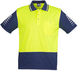 Syzmik Hi Vis Mens Zone Polo Short Sleeve (ZH236) - Ace Workwear (10458397325)
