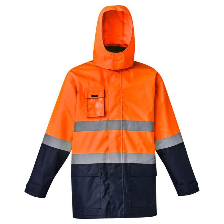 Syzmik Mens Hi Vis Basic 4 in 1 Waterproof Jacket (ZJ220) - Ace Workwear (4290233565318)