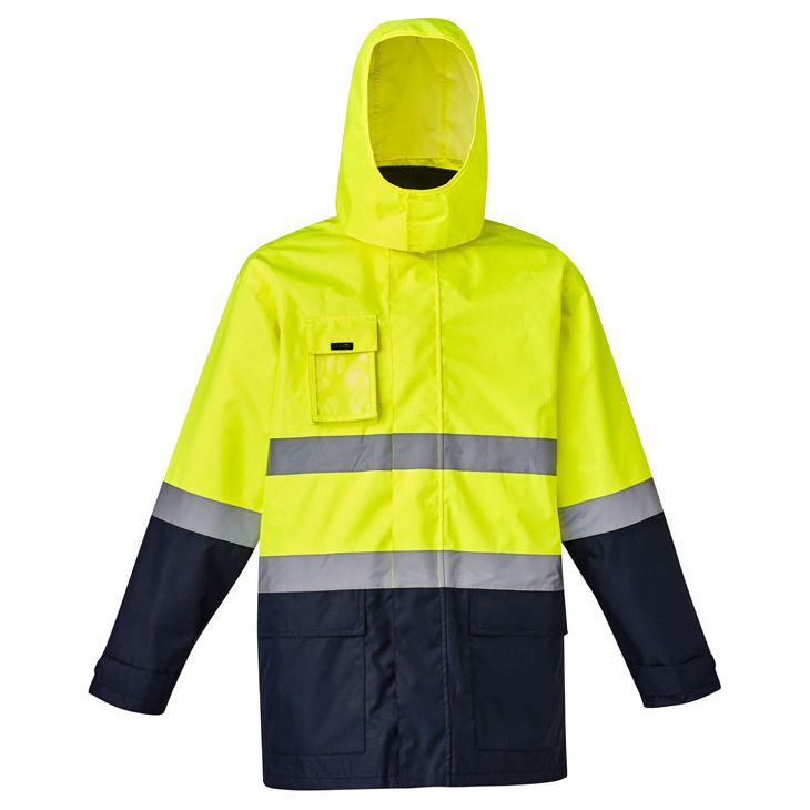 Syzmik Mens Hi Vis Basic 4 in 1 Waterproof Jacket (ZJ220) - Ace Workwear (4290233565318)