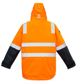 Syzmik Mens Hi Vis 4 in 1 Waterproof Jacket (ZJ532) - Ace Workwear (4406617276550)