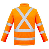 Syzmik Unisex Hi Vis 2 in 1 X Back Rail Soft Shell Jacket (ZJ680) - Ace Workwear (4406631825542)