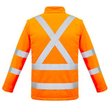 Syzmik Unisex Hi Vis 2 in 1 X Back Rail Soft Shell Jacket (ZJ680) - Ace Workwear (4406631825542)