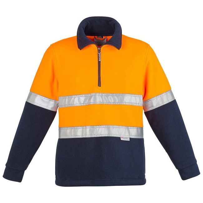 Syzmik Mens Hi Vis Fleece Jumper - Hoop Taped (ZT461) - Ace Workwear (4410748108934)