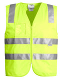 Syzmik Unisex Hi Vis Full Zip Vest (ZV998) - Ace Workwear (4410814169222)