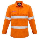 Syzmik Mens FR Closed Front Hooped Taped Shirt - Ace Workwear (4040726609964)