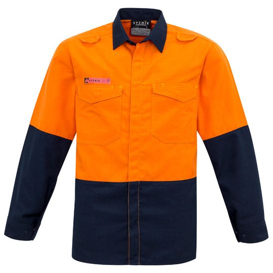 Syzmik Mens Hi Vis Spliced Shirt - Ace Workwear (4041731538988)