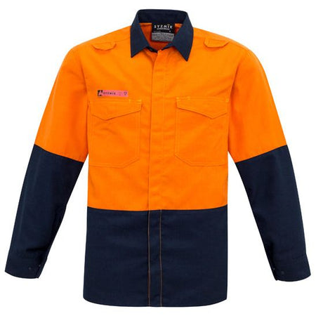 Syzmik Mens Hi Vis Spliced Shirt - Ace Workwear (4041731538988)