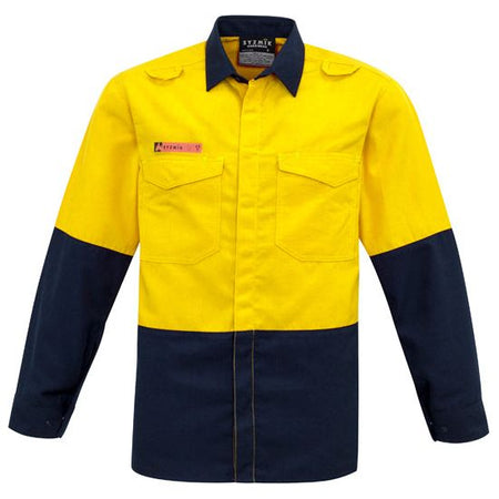 Syzmik Mens Hi Vis Spliced Shirt - Ace Workwear (4041731538988)
