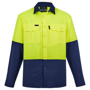 Syzmik Mens Hi Vis Outdoor L/S Shirt (ZW468)