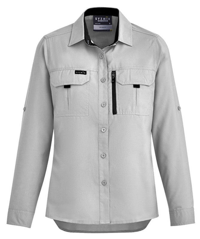 Syzmik Womens Outdoor Long Sleeve Shirt (ZW760) - Ace Workwear (1285221646380)