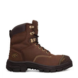 Oliver Brown Lace Up Steel Cap Safety Boot With Scuff Cap (55-337) (Pre Order)
