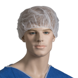 Bastion Polypropylene Bouffant Cap - Carton (1000pcs) Disposable Hair Nets Bastion - Ace Workwear