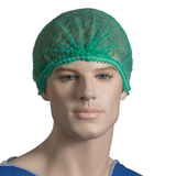 Bastion Polypropylene Crimped Beret  21" - Carton (1000pcs) Disposable Hair Nets Bastion - Ace Workwear