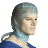 Bastion Polypropylene Hoods Blue - Carton (1000pcs) Disposable Hair Nets Bastion - Ace Workwear