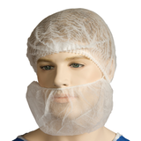 Bastion Polypropylene Beard Cover Single Loop - Carton (1000pcs) Disposable Beard Covers Bastion - Ace Workwear